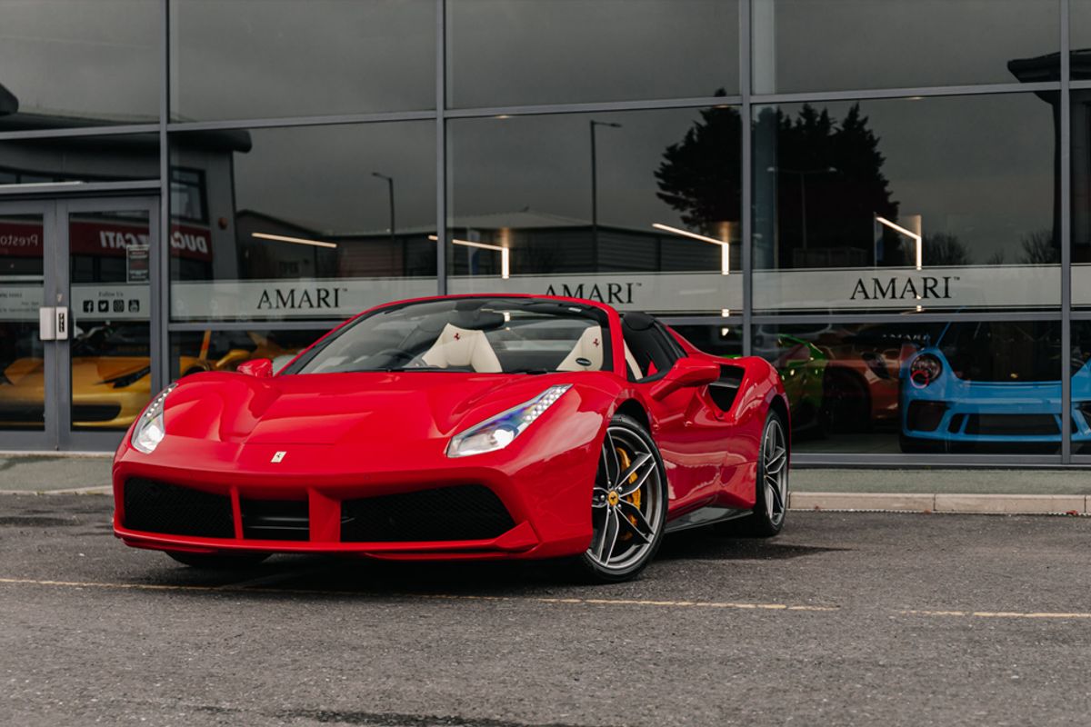 FERRARI 488 CONVERTIBLE 3.9 SPIDER 2DR SEMI AUTOMATIC