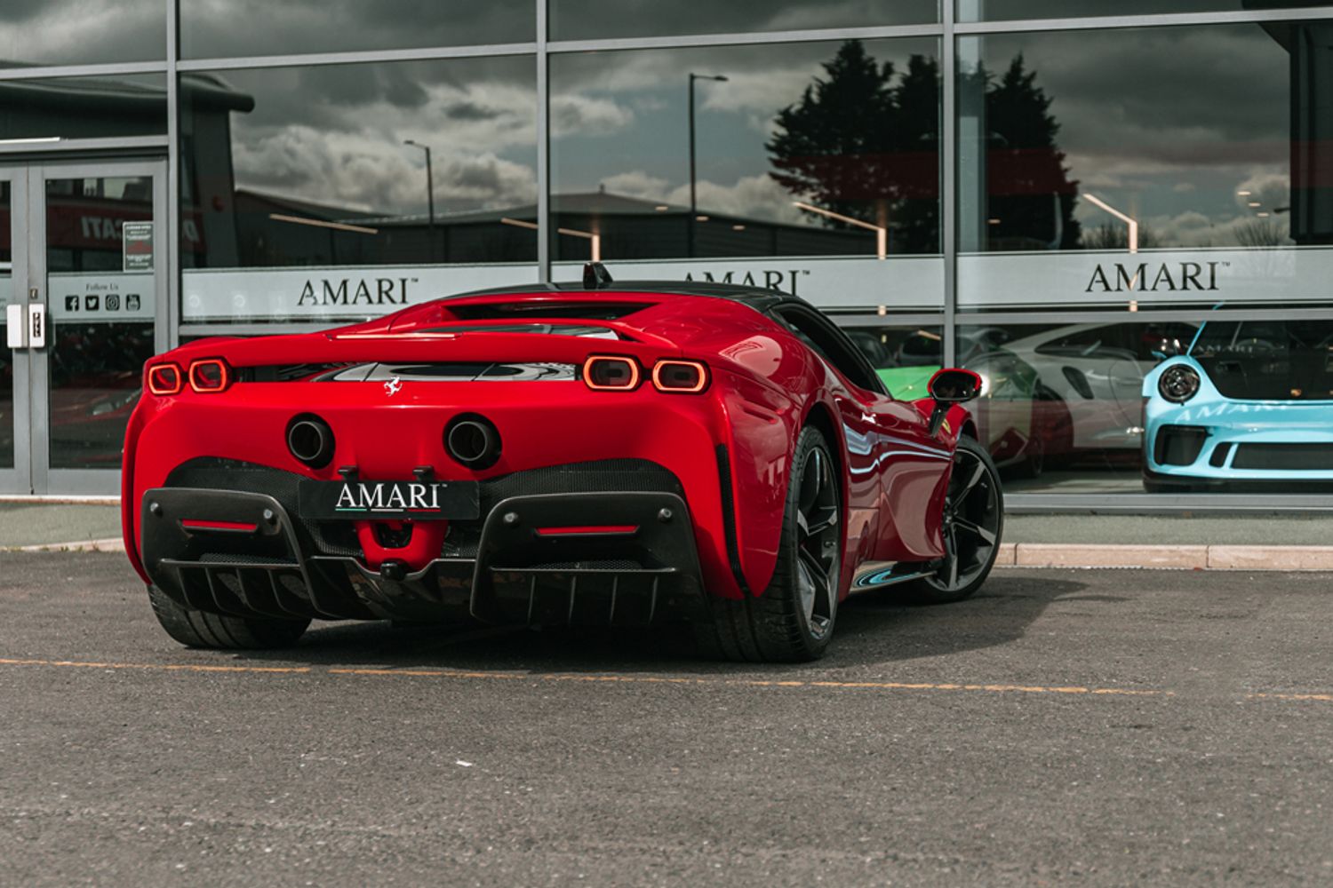 FERRARI SF90 PETROL/ELECTRIC COUPE 4.0 STRADALE 2DR SEMI AUTOMATIC