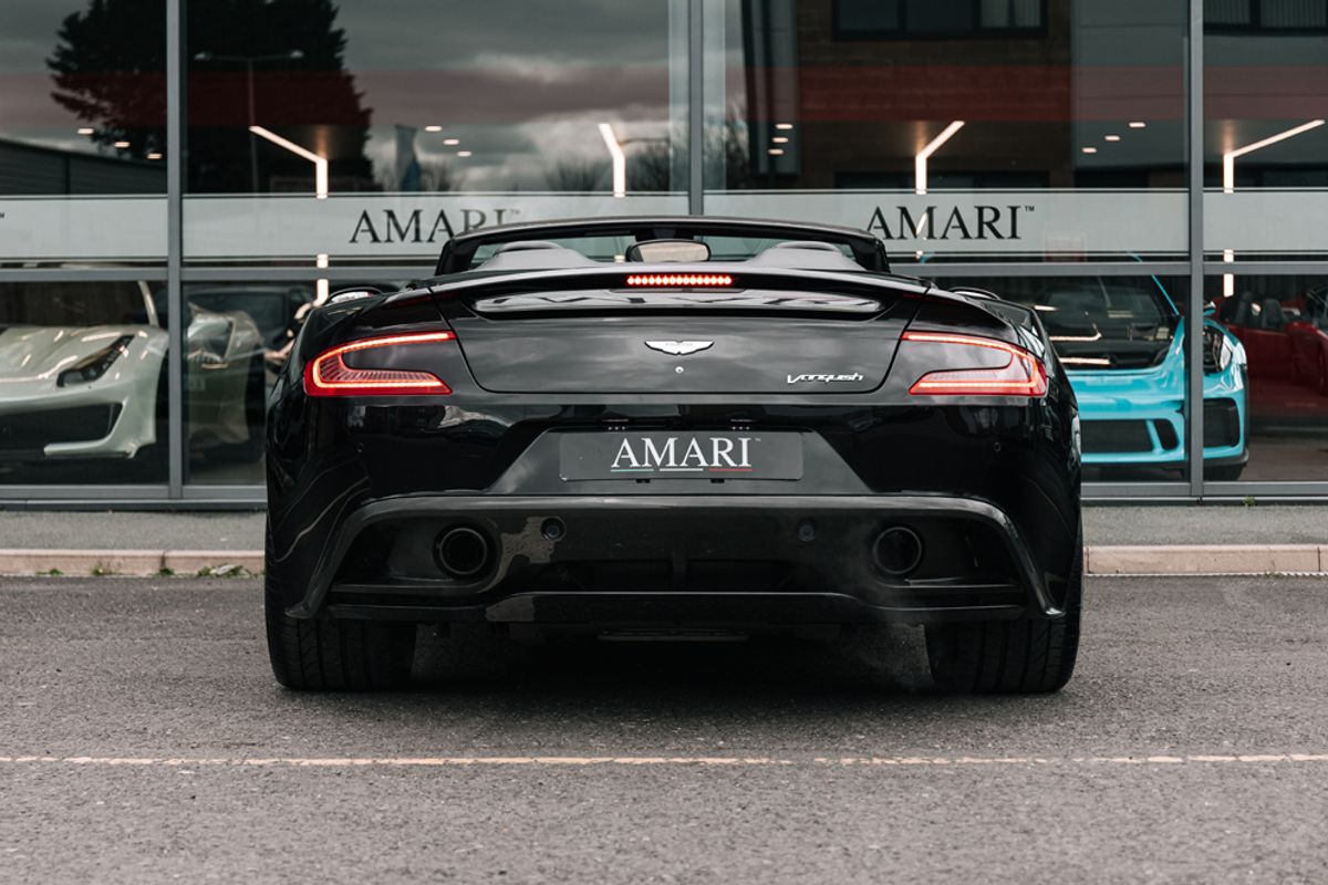 ASTON MARTIN VANQUISH CONVERTIBLE Carbon Black 5.9 V12 2DR AUTOMATIC