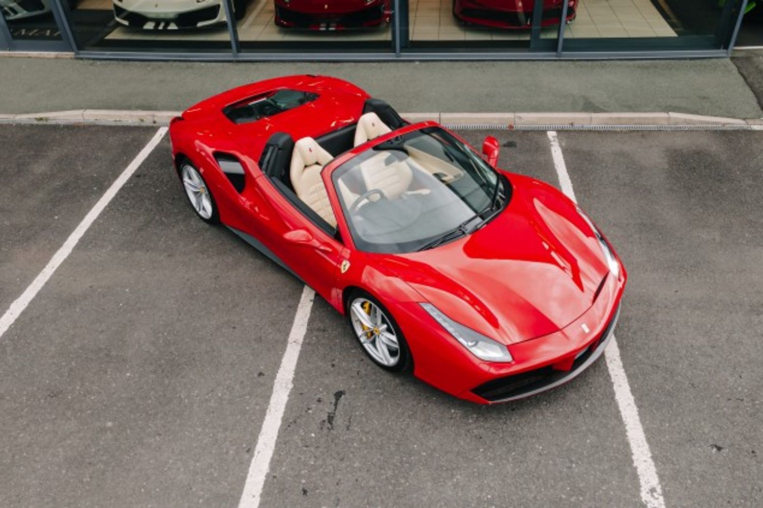 FERRARI 488 CONVERTIBLE 3.9 SPIDER 2DR SEMI AUTOMATIC