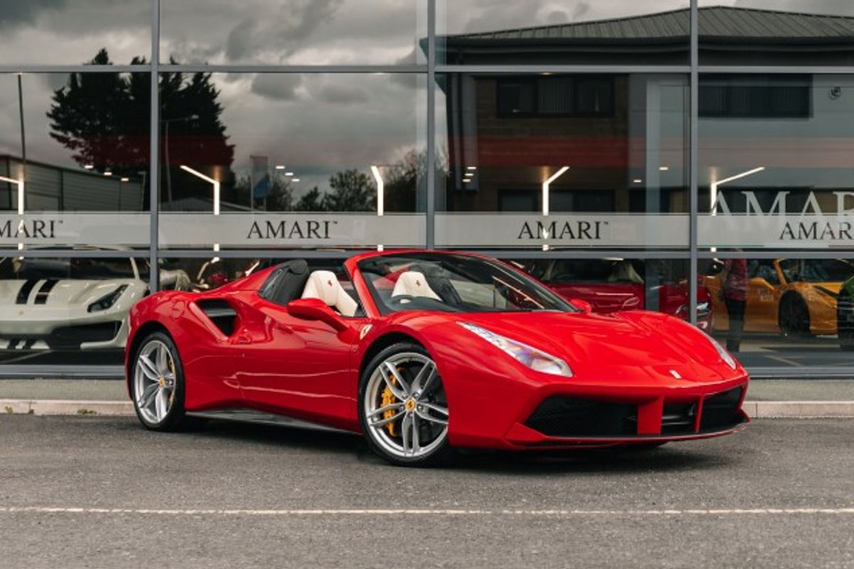 FERRARI 488 CONVERTIBLE 3.9 SPIDER 2DR SEMI AUTOMATIC