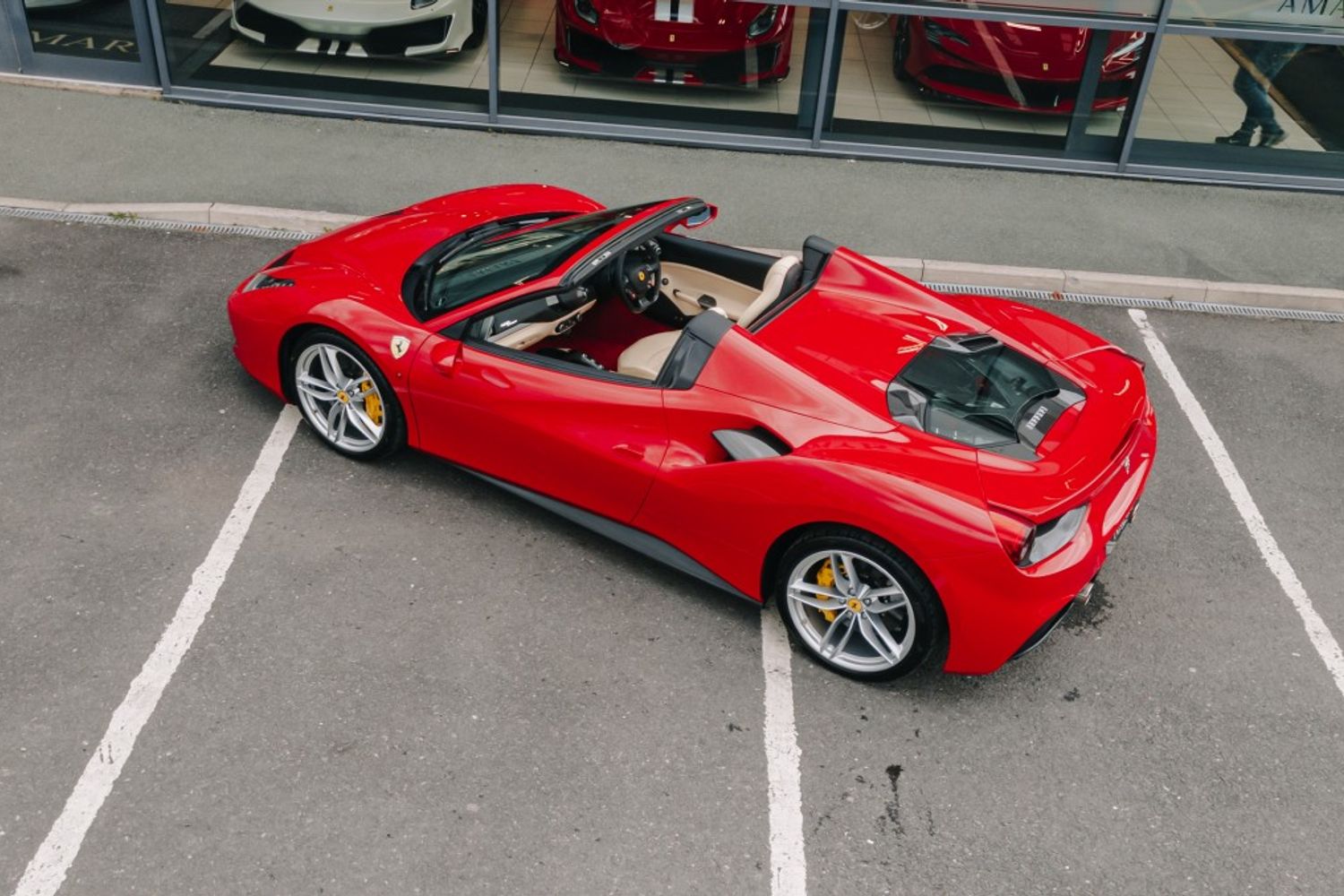 FERRARI 488 CONVERTIBLE 3.9 SPIDER 2DR SEMI AUTOMATIC