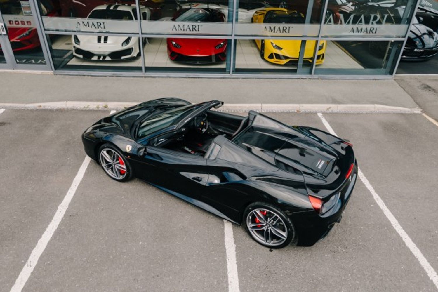 FERRARI 488 CONVERTIBLE 3.9 SPIDER 2DR SEMI AUTOMATIC
