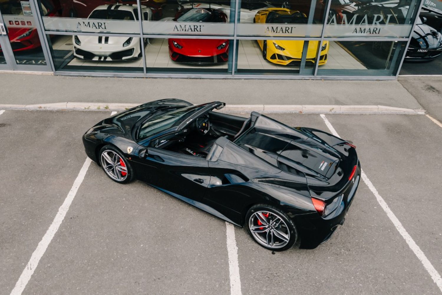FERRARI 488 CONVERTIBLE 3.9 SPIDER 2DR SEMI AUTOMATIC