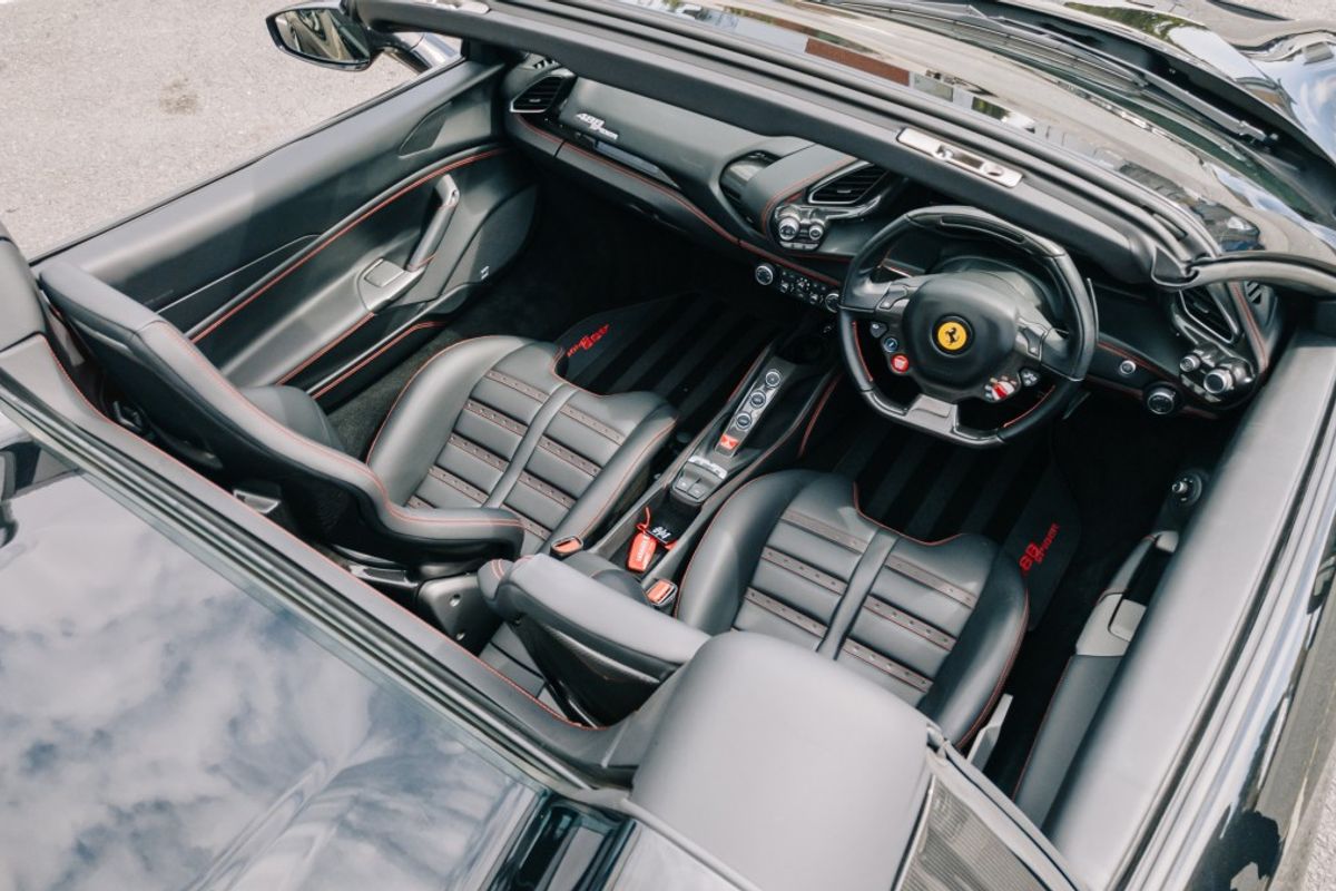 FERRARI 488 CONVERTIBLE 3.9 SPIDER 2DR SEMI AUTOMATIC