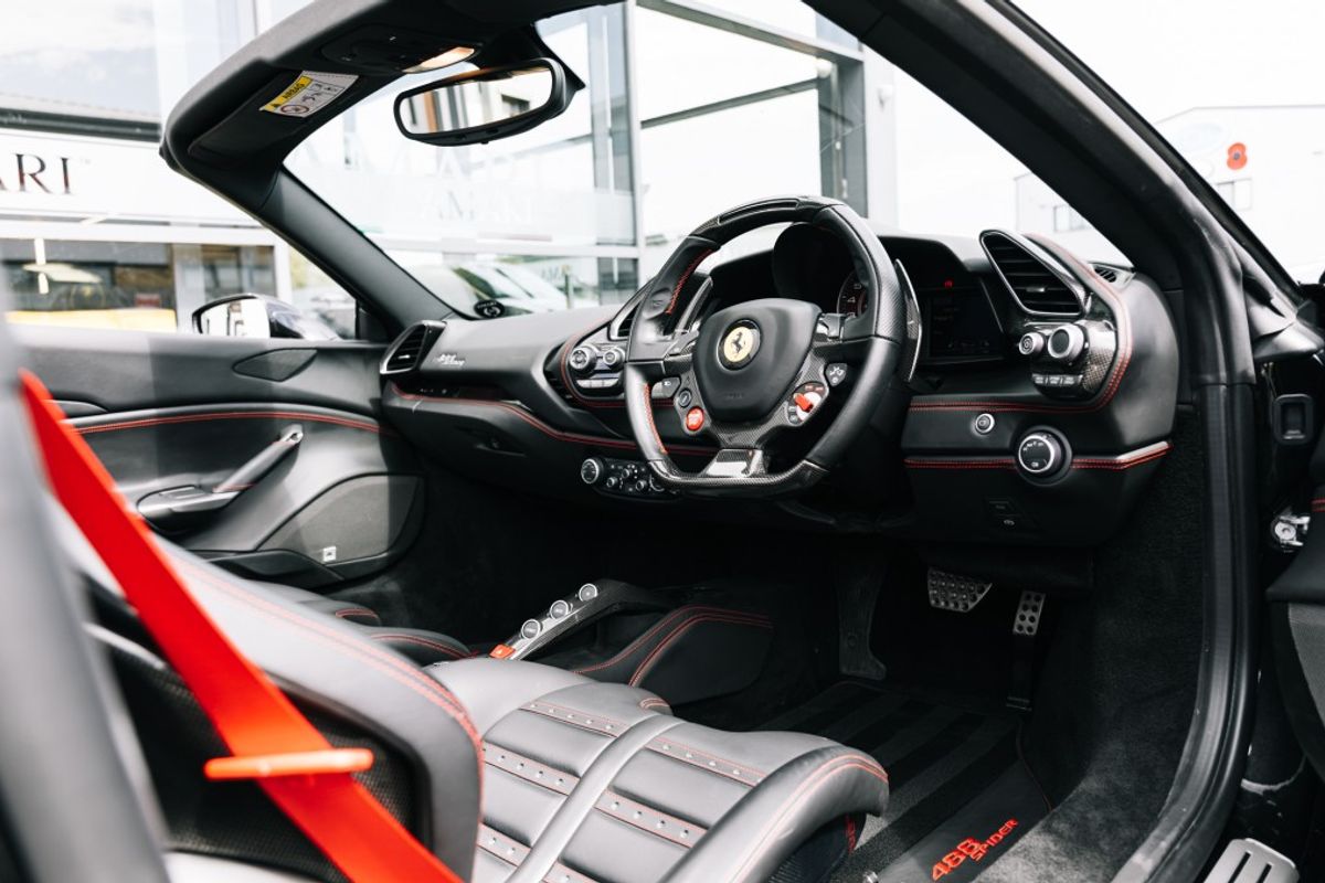 FERRARI 488 CONVERTIBLE 3.9 SPIDER 2DR SEMI AUTOMATIC