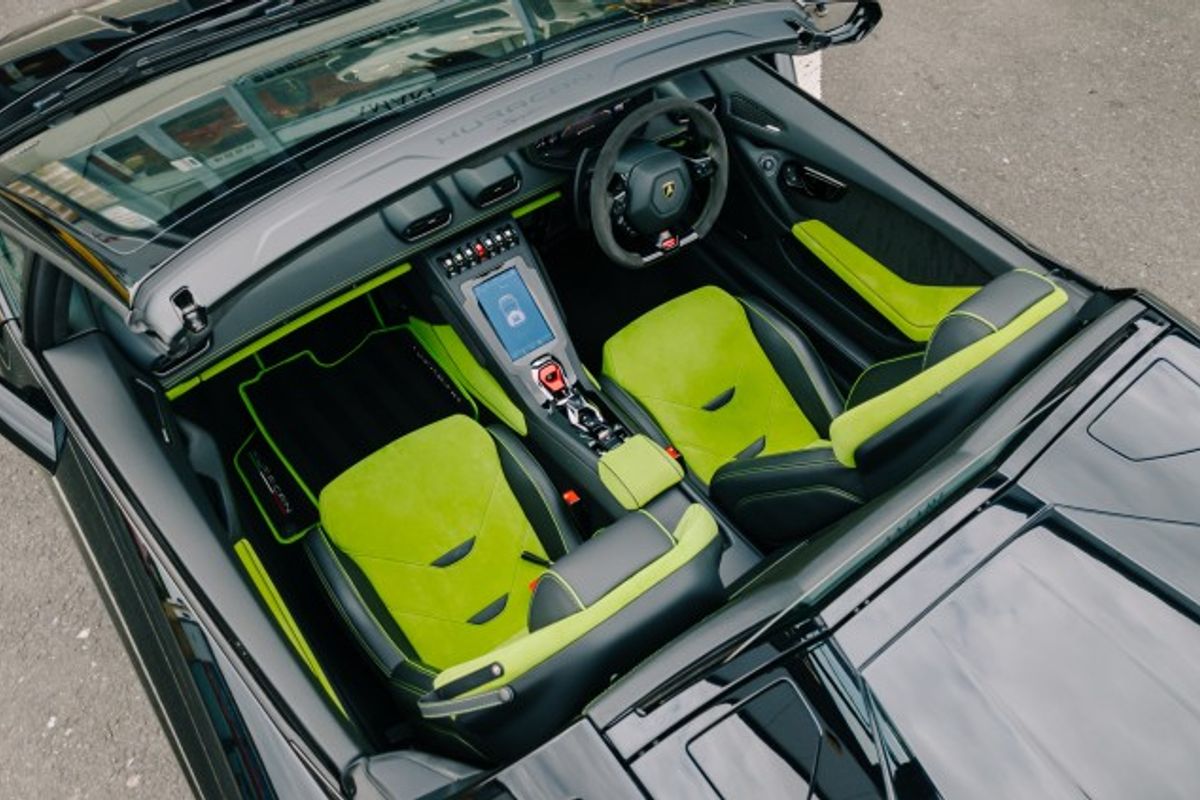 LAMBORGHINI HURACAN CONVERTIBLE 5.2 LP 640-4 EVO SPYDER 2DR SEMI AUTOMATIC