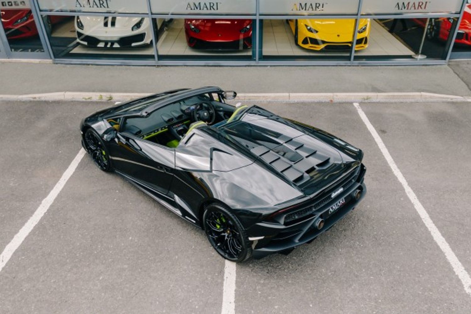 LAMBORGHINI HURACAN CONVERTIBLE 5.2 LP 640-4 EVO SPYDER 2DR SEMI AUTOMATIC