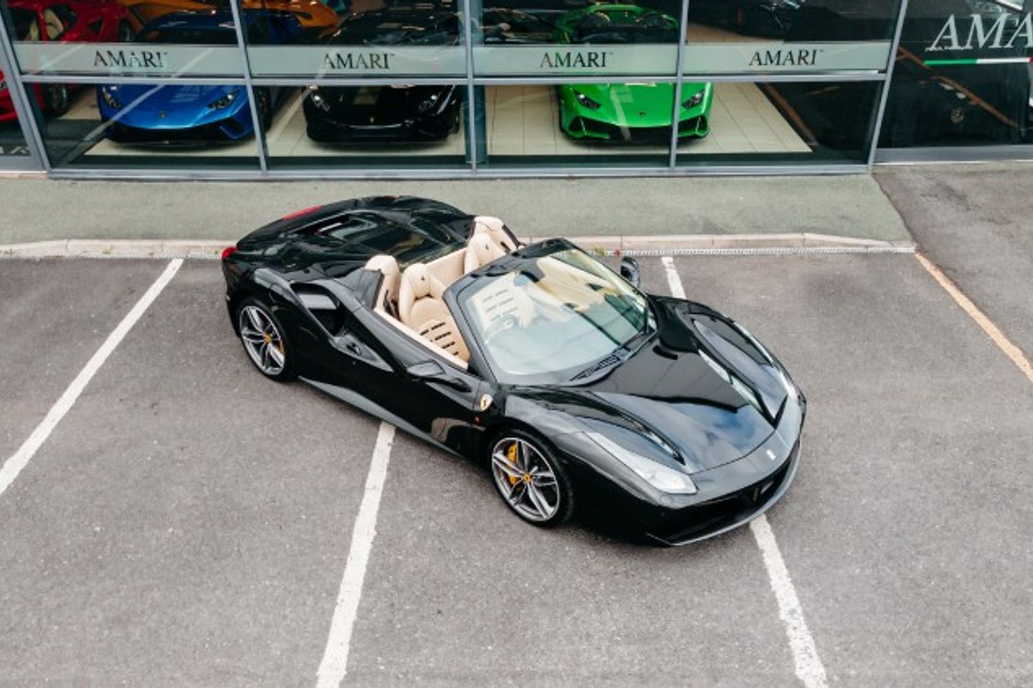 FERRARI 488 SPIDER CONVERTIBLE 3.9 SPIDER 2DR SEMI AUTOMATIC