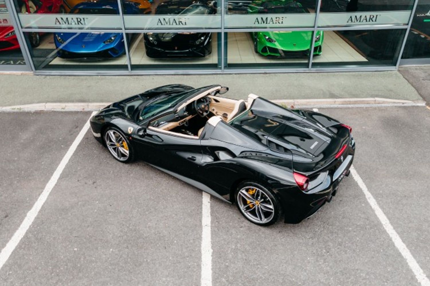 FERRARI 488 SPIDER CONVERTIBLE 3.9 SPIDER 2DR SEMI AUTOMATIC
