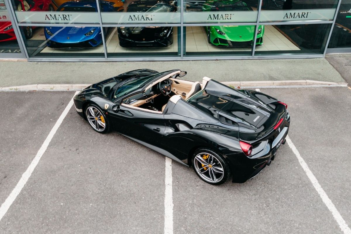 FERRARI 488 SPIDER CONVERTIBLE 3.9 SPIDER 2DR SEMI AUTOMATIC