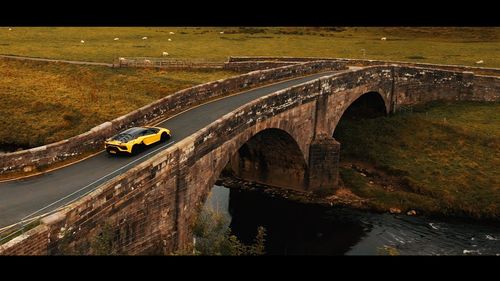 Lamborghini Aventador SVJ with Balboni Exhaust through British Countryside