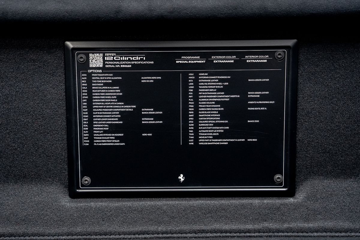 Ferrari 12 CILINDRI CAVALLINO V12 V12 C