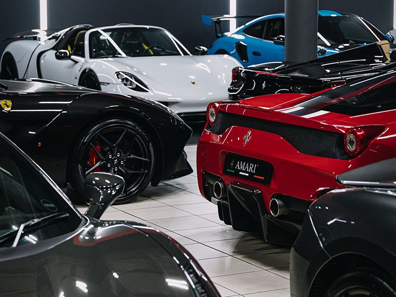 Amari Supercars Showroom